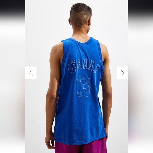 NWT Mitchell & Ness Washed Out Swingman New York Knicks John Starks Jersey Small - Picture 4 of 10